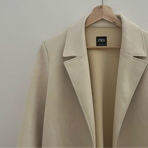 Zara Faux Suede Jacket
